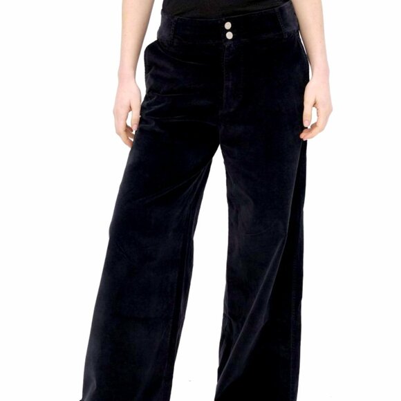 AMIC by Baci- Women "Palazzo Velvet Pants" Designed & Made in Italy- Size: XS - Picture 7 of 13